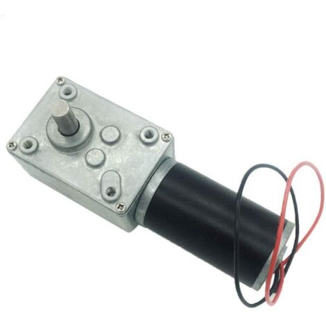 Motore a vite senza fine CC da 12 V, 12 giri/min, 70 kg/cm, coppia elevata, autobloccante, mini turbina, inverter, per robot fai da te, tavolo rotante, serratura della porta, tenda (12 V, 12 giri/min) (1/5)