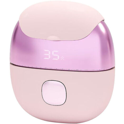 Rasoio elettrico per donna, rifinitore bikini, epilatore wet and dry per gambe, corpo, viso, ascelle e zona pubica, portatile, ricaricabile tramite USB, rosa