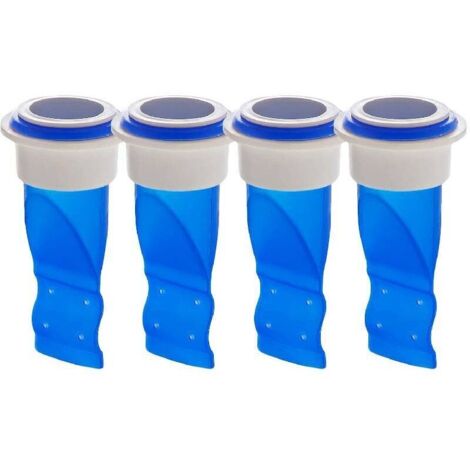 Valvola di non ritorno, sifone per lavandino in silicone regolabile, adatto per tubi idraulici di bagni e cucine (blu 4) (1/4)