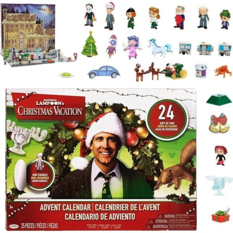 Calendario dell'Avvento 2025 con scatola cieca in PVC - Personaggi 3D - Calendario del conto alla rovescia per adulti - Divertente regalo di Natale per bambini - 1 Natale (1/4)