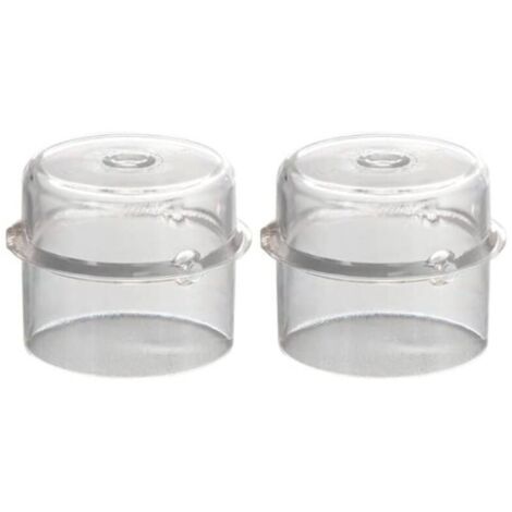 Set di 2 coperchi per misurini da 100 ml per robot da cucina Thermomix TM5 TM6 TM31, pezzi di ricambio trasparenti per frullatori (1/5)