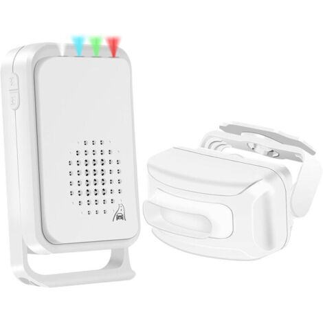 Rilevatore di movimento per esterni, allarme, rilevatore di movimento impermeabile IP64 per cassetta postale esterna, vialetto, garage (1/5)
