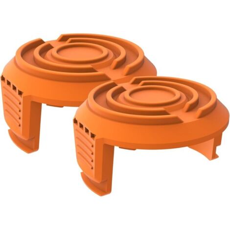 Set di 2 protezioni per rocchetto WA0217.2, compatibili con i decespugliatori WG157E e WG163E. Proteggono il filo di taglio. Robuste e durevoli. (1/5)