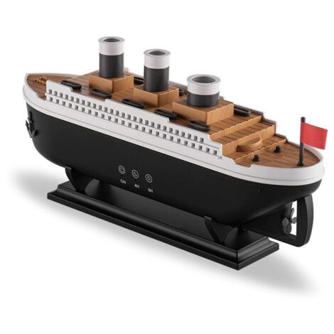 Macchina per aromaterapia a ultrasuoni creativa Retro Ship: hotel, ufficio domestico, umidificatore per oli essenziali con anello di fumo a spruzzo di meduse (1/5)