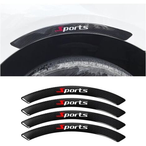 Set di 4 protezioni per parafanghi auto, protezioni per parafanghi in fibra di carbonio, protezioni per parafanghi auto in fibra di carbonio, ricambi per auto (1/4)
