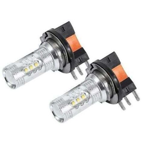 Lampadina LED bianca H15 80W per fari auto (1/4)
