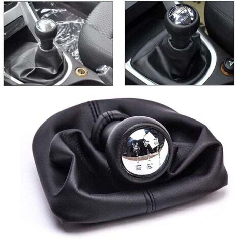 Pomello del cambio a 5 marce con cuffia compatibile con Peugeot 207 307 308 CC (1/4)