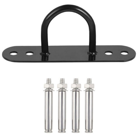 Supporto da parete per corde da battaglia, gancio per appendere cinghie da allenamento, corde da boxe, attrezzatura per yoga, supporto fisso (1/4)