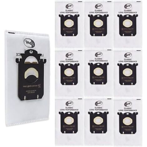 Confezione da 10 sacchetti HEPA a Y per aspirapolvere Hoover WindTunnel, verticali Y, Z e YZ (parti AH10040, 902419001, 40100Y e 4010801Y) (1/4)