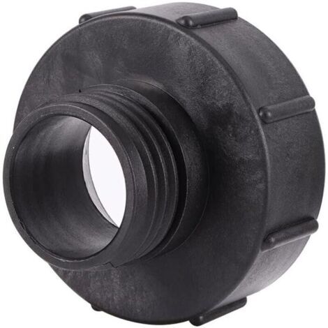 adattatore IBC S100x8 a riduttore S60x6 filettatura grossa con coperchio adattatore per serbatoio adattatore IBC serbatoio per acqua piovana valvola per rubinetti da giardino (1/3)