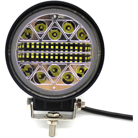 Due fari LED ad ampio raggio da 102 W per auto che lampeggiano come fari modificati per veicoli fuoristrada, riflettori, luci per motociclette, luci per camion (1/4)