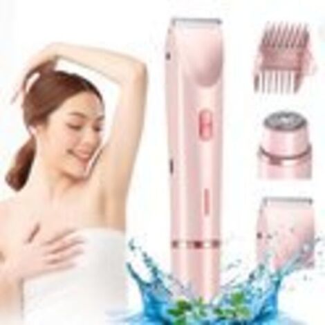 Rasoio da donna 3 in 1 (2025) - Rasoio - Viso - Epilatore - Ascelle - Gambe - Inguine - Rosa - Impermeabile