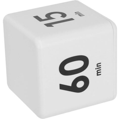 Timer a cubo per la gestione del tempo e timer da cucina - Timer per l'allenamento - Timer digitale rotante - Laboratori - Pomodoro (15-20-30-60 minuti).