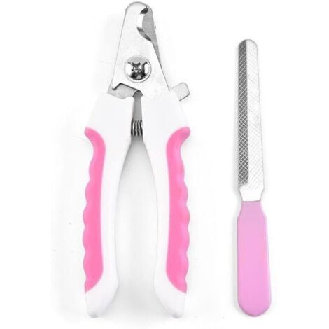 Set tagliaunghie per cani e gatti - Mini tagliaunghie professionale per cani, tagliaunghie per peli di animali domestici resistenti, tagliaunghie sicuro per gatti, adatto a gatti, cani, cuccioli e con (1/4)