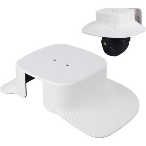 Copertura antipioggia per telecamere di sicurezza solari, kit di montaggio angolare con protezione antipioggia - Protezione antipioggia per telecamere solari, ideale per case e bar (1/4)