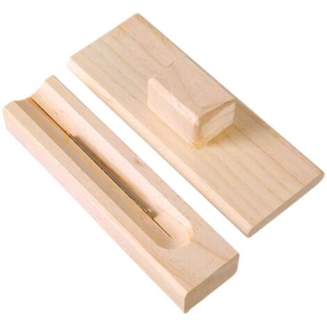 Pelapatate portatile, schiaccianoci ergonomico in legno per castagne, noci e semi di loto, comodo per sbucciare le noci in cucina, adatto per uso domestico e professionale. (1/4)