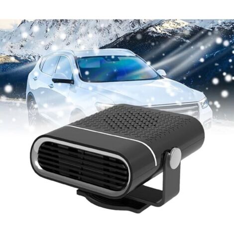 Sbrinatore per auto 12V 150W, antiappannamento e sbrinatore, sbrinatore per auto con presa accendisigari girevole a 360° per camper, furgoni e camion (1/4)