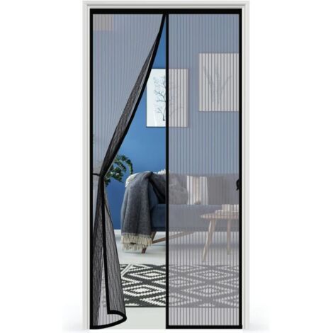 Zanzariera per porte e finestre 80x210, Zanzariera magnetica per porte - Chiusura automatica, Maglia ultrafine, Antizanzare e antipolvere, Zanzariera per porte e finestre (1/4)