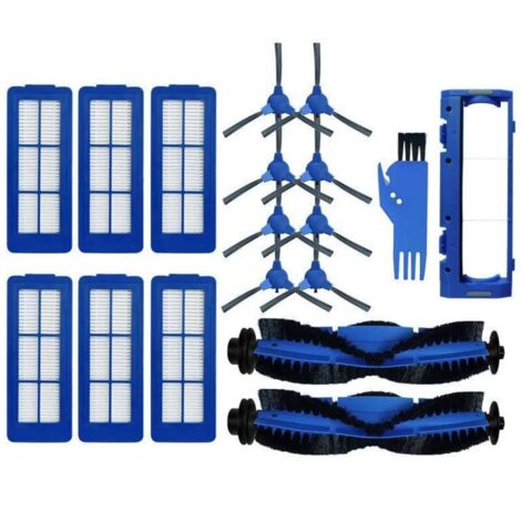 Accessori compatibili con i robot aspirapolvere Eufy 11S / 15C / 30C max / G30: kit spazzola principale, spazzola laterale e coprifiltro. (1/4)