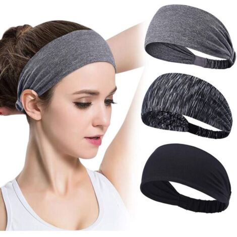 Bracciale sportivo da donna, ideale per la corsa e lo yoga, realizzato in cotone elastico, leggero, antiscivolo e assorbente. (1/4)