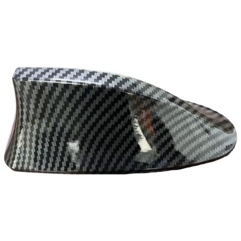 Decorazione per antenna a pinna di squalo sul tetto, copertura per antenna a pinna di squalo per auto, antenne per tetto per auto, per la maggior parte delle auto, migliora il segnale (fibra di carbon (1/4)