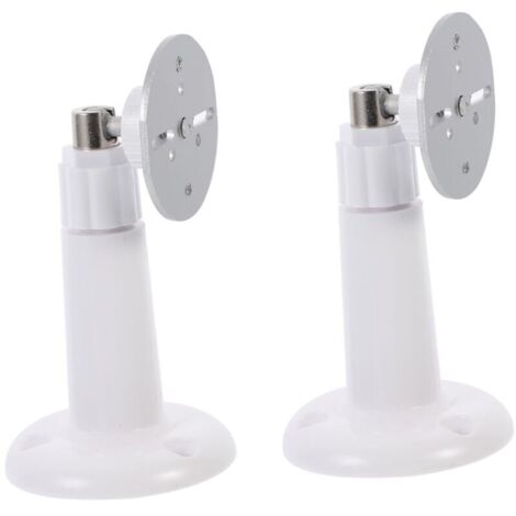 Supporto da parete per telecamera regolabile in 2 parti, adatto per uso interno ed esterno, montaggio a parete, facile installazione, accessori, adatto per giardino e pareti. (1/4)