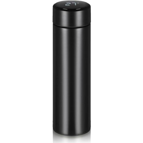 Borraccia termica da 500 ml, tazza da viaggio, acciaio inossidabile 304, tazza touchscreen intelligente, a prova di perdite, mantiene le bevande calde e fredde, borraccia sportiva per ciclismo, palest (1/4)