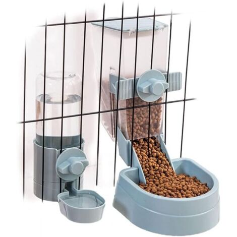 Set di ciotole per gabbie per conigli (acqua e cibo) - Ciotole piccole per conigli, furetti, gatti e uccelli (1/4)