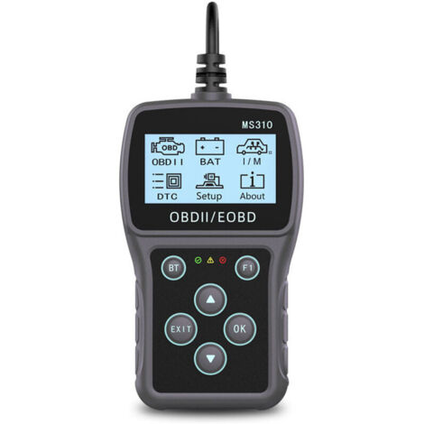 Scanner OBD2 Bluetooth, strumento diagnostico 3 in 1, aggiornamento Bluetooth per AD310/MS309/MS310/BD310, lettore di codici di errore, cancellatore di codici, tester per batteria, scanner OBDII 9 per (1/4)