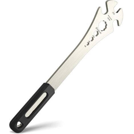 Chiave per pedali da bicicletta, strumento per la rimozione dei pedali da bicicletta, con manico extra lungo, efficace per la riparazione di bici da strada e mountain bike (2 pezzi) (1/4)
