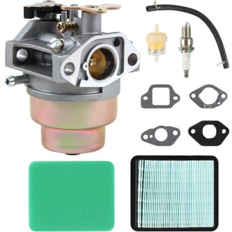 Carburatore per motore e tosaerba Honda GCV160 GCV135 GC160 GC135 GCV160-OHC, accessori JRISBO Kit carburatore per tosaerba GCV 160 con guarnizione, candela, filtro dell'aria (1/4)