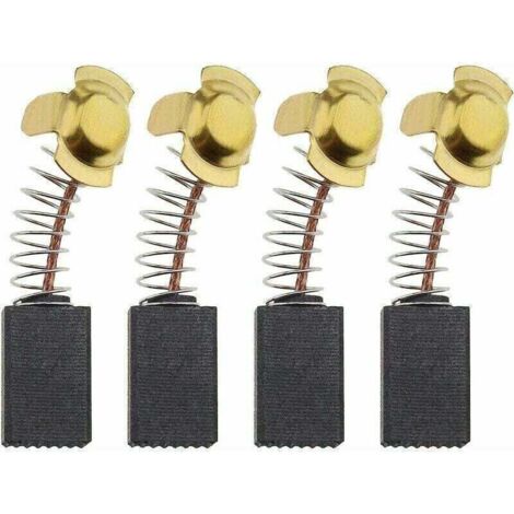 paia di spazzole di carbone per motori di trapano a filo di ricambio con Titan TTB653SDS 1500w SDS Plus, 6x10x16mm (1/4)
