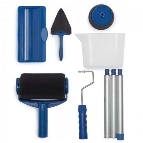 Set di rulli per pittura senza giunture Runner Pro per dipingere pareti, porte, pavimenti, soffitti, tetti o altre grandi superfici, senza preparazione e senza sporcare (6 pezzi) (1/4)