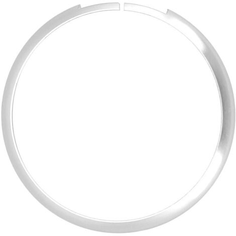 Cornice di ricambio in lega di alluminio per telecomando MINI R55 R56 R57 R58 R59 R60, colore argento. (1/4)