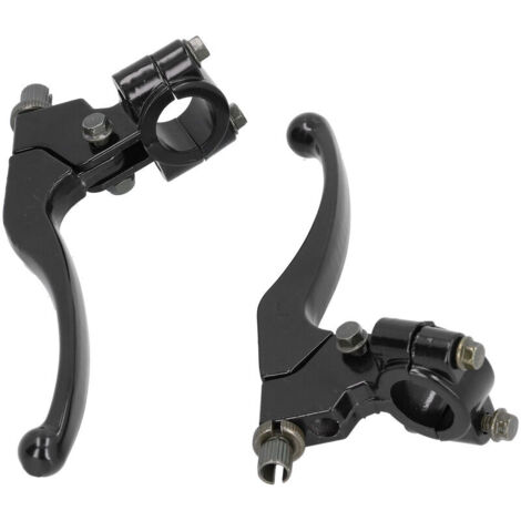 Kit leve frizione, coppia di leve frizione universali per pit bike, dirt bike, ATV, motocross, moto con manubrio da 7/8 pollici