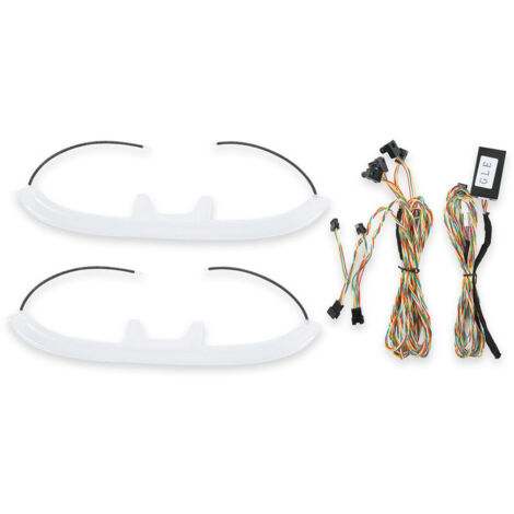 Kit di illuminazione ambientale a LED a 64 colori per schienali sedili, compatibile con Mercedes Benz Classe GLE W167 X167 2020+