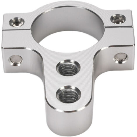 Staffa di fissaggio per forcella ammortizzatore di sterzo per motocicletta, realizzata in lega di alluminio lavorata a CNC. Riduce le oscillazioni e migliora la stabilità per forcelle da 26 mm a 27 mm (1/4)