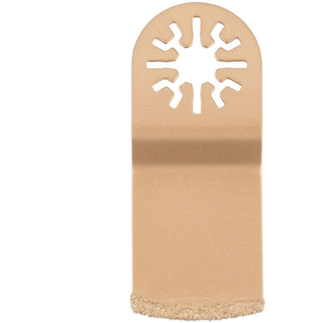 Utensile multiuso per il taglio del marmo (8,8 x 3,3 cm), lama in metallo duro, oscillante color oro, per progetti di ristrutturazione e lavori professionali. (1/4)