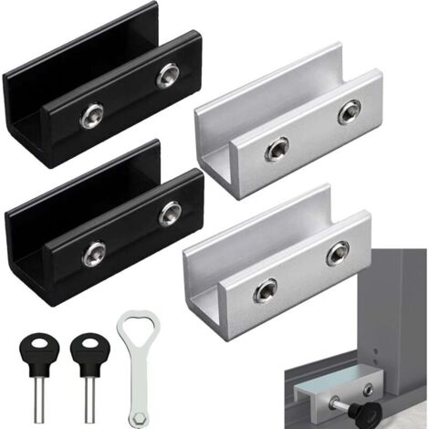 pezzi di serrature per finestre scorrevoli, serrature per porte scorrevoli, serrature per finestre a bovindo scorrevoli, blocchi per porte scorrevoli adatti a porte e finestre scorrevoli