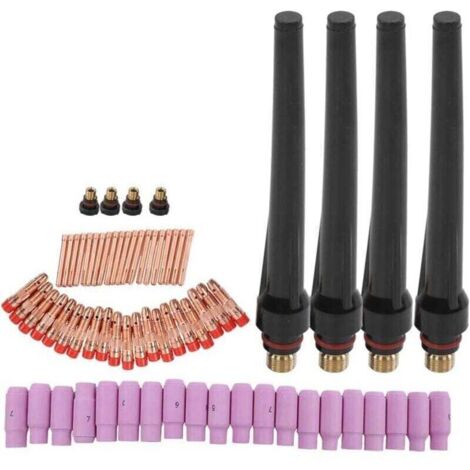 Kit torcia per saldatura TIG Carnival Merchant, accessori per torcia TIG in rame per la saldatura di metalli non ferrosi