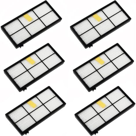 6er-Pack Ersatzfilter für Roomba Staubsauger der Serien 800, 900, 850, 860, 861, 866, 870, 880, 890, 900, 960, 980, 981, 985 (1/5)