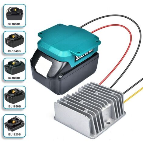 Geeignet für Makita 18V auf 12V DC Abwärtsregler-Adapter BL1860/15A 180W Geeignet für Makita 18V auf 12V DC Abwärtsregler-Adapter BL1860/15A 180W