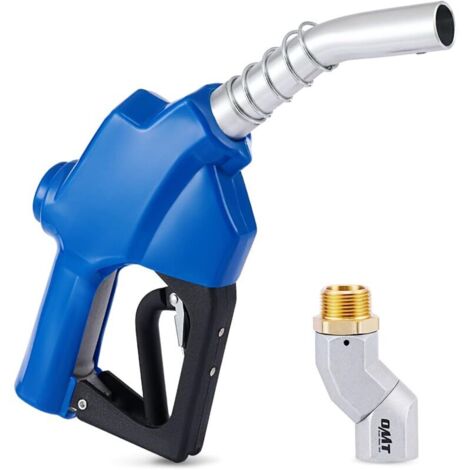 Automatisches Zapfpistolen-Set mit 1"-NPT-Anschluss, Zapfpistole mit automatischer Abschaltung, 360° drehbarem Schlauch, 120 l/min Durchflussrate, für Benzin, Diesel und Kerosin