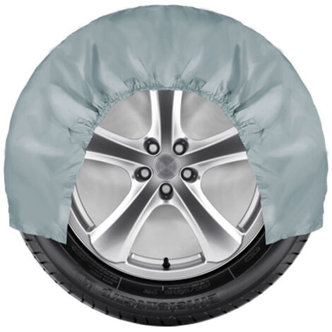 Reifenschutzhüllen, Radabdeckung 72 cm Durchmesser, Notfall-Schutzhülle Winter Sommer Autoreifen Aufbewahrungstaschen Fahrzeugradschutz Autozubehör (Farbe: 1 Stück grau) (1/3)