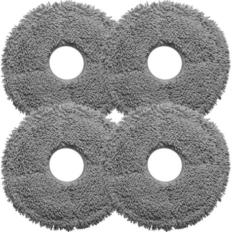 4er-Pack Reinigungstücher – Kompatibel mit den Modellen Dreame L10S Ultra, L10 Ultra, L10S Pro und Xiaomi X10+ – Wiederverwendbare und waschbare Feuchtreinigungstücher (1/4)
