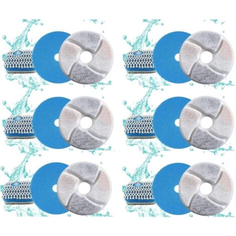Wasserbrunnenfilter – Katzenbrunnenfilter, 6er-Pack Ersatzfilter für Wasserbrunnen, Haustierbrunnenfilter, 5-lagig, extrem widerstandsfähig (1/4)