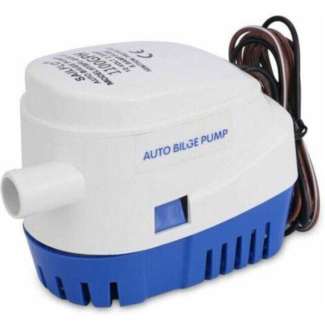 Automatische All-in-One-Tauchbilgepumpe mit einer Förderleistung von 750 GPH, Betrieb mit 12 V Spannung. (1/4)