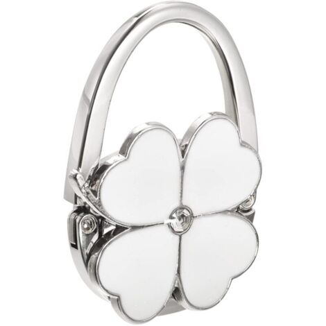 Faltbarer Taschenhaken – 6,2 x 4,4 cm (L x B) Tragbarer Metallhaken für Handtaschen, ideal zum Aufbewahren einer Bürotasche, faltbar und dekorativ (1/4)
