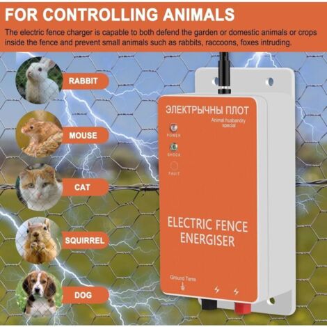 Leistungsstarker Elektrozaun für Vieh und Tiere - Elektrozaungerät mit Leistungsstarker Elektrozaun für Vieh und Tiere - Elektrozaungerät mit
