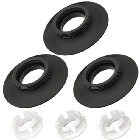Wasserdichte Silikon-Ablassventildichtung, kompatibel mit Ideal Standard Ersatzteilen, hochelastische schwarze wasserdichte Dichtung SV01967 (1/3)
